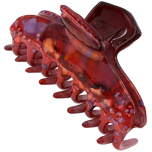 Camila Paris CP3309 French Hair Clip for Women Thick Hair for Long Curly Wavy Hair, Red, Girls Hair Claw Clips Fashion Styling Hair Accessories Beauty & Personal Care Camila