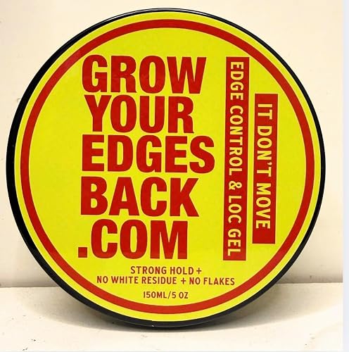 Grow Your Edges Back Best Edge Control for 4C Hair - 24H Exxxtra Hold, No Flakes, No Residue - Moisturizing Edge Control for ALL HAIR AND LOCS! Beauty & Personal Care Grow Your Edges Back