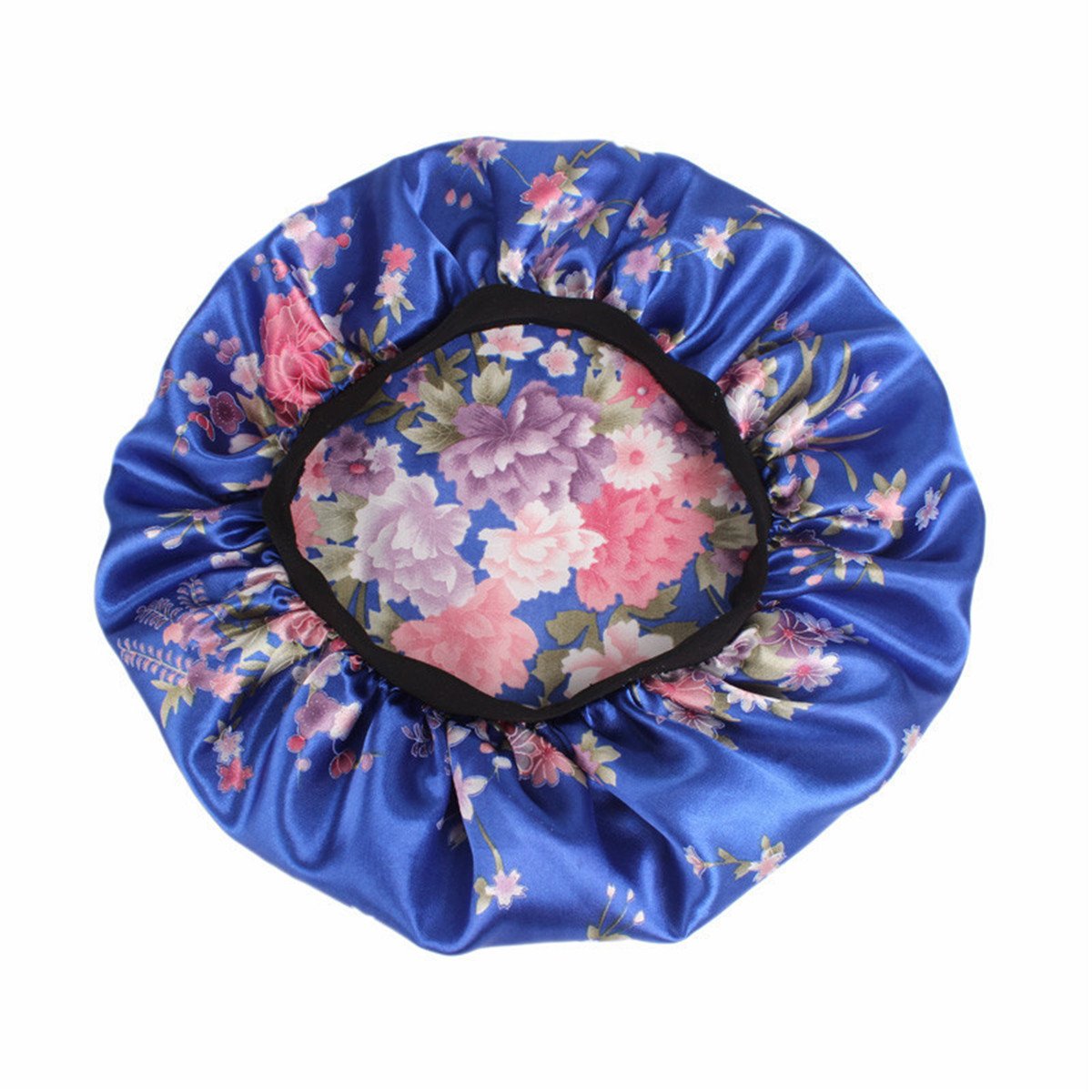 Qhome Luxury Wide Band Satin Bonnet Cap Comfortable Night Sleep Hat Hair Loss Cap Beauty and Personal Care Qhome cap