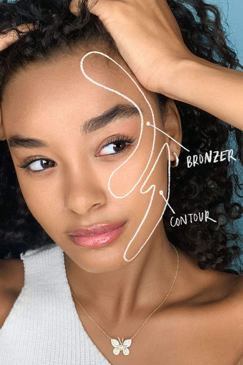 ITEM Beauty by Addison Rae, Clean Makeup, Cheek Money, Swipe and Glow Bronzer Contour Duo (Mood Vibez) Beauty & Personal Care ITEM Beauty