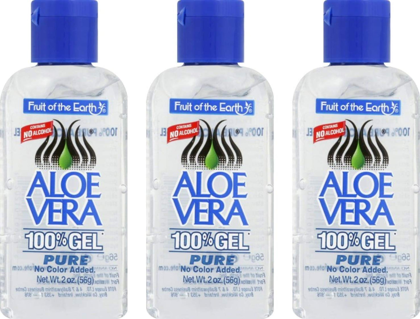 Fruit of the Earth Aloe Vera Gel, 2 oz (56 g) (Bundle of 3) Beauty & Personal Care Fruit of the Earth