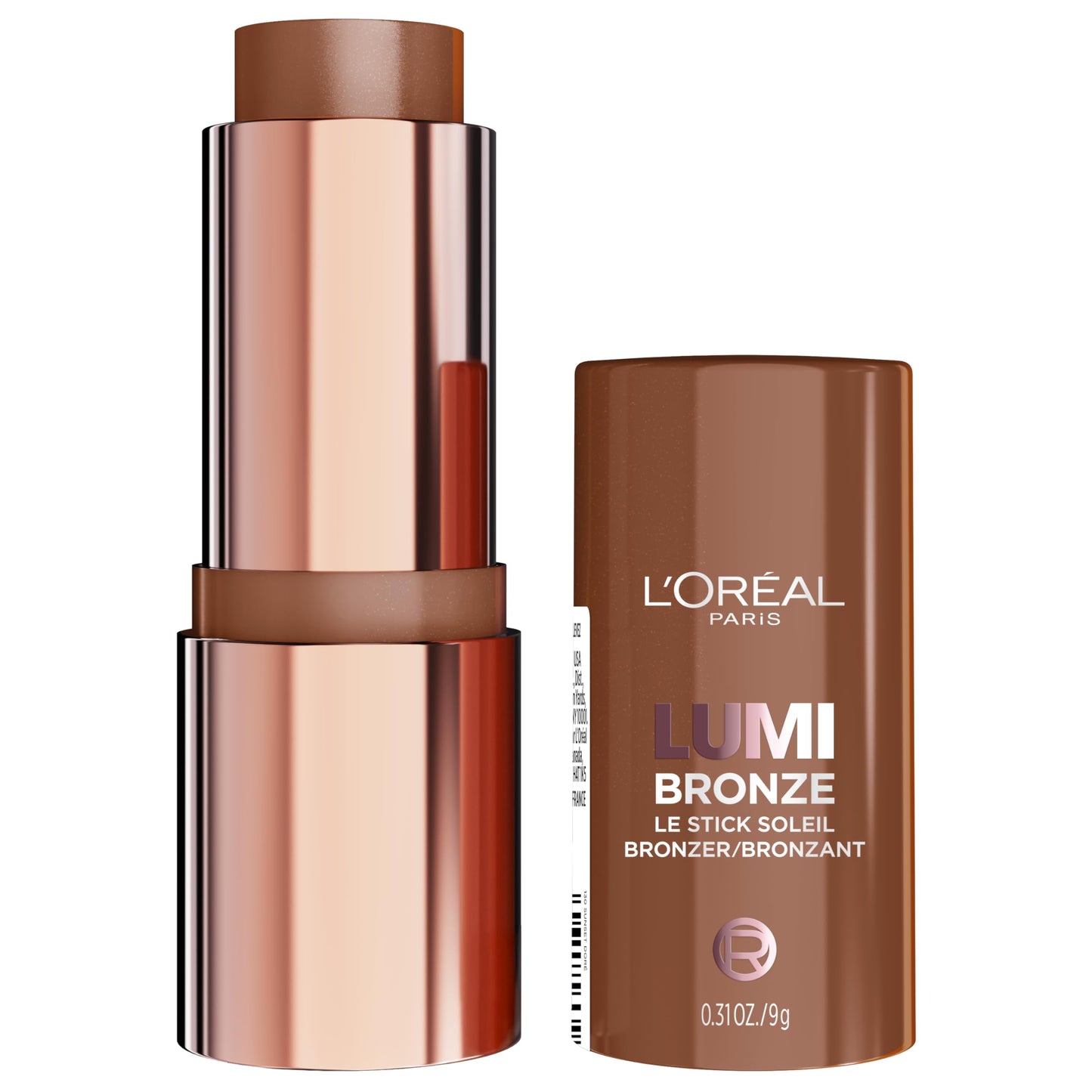 L'Oreal Paris Lumi Bronze Le Stick Soleil Bronzer Stick, Cream-To-Powder Bronzer For A Sunkissed Face Makeup Glow, 130 Sunset Doré Beauty & Personal Care L'Oreal Paris