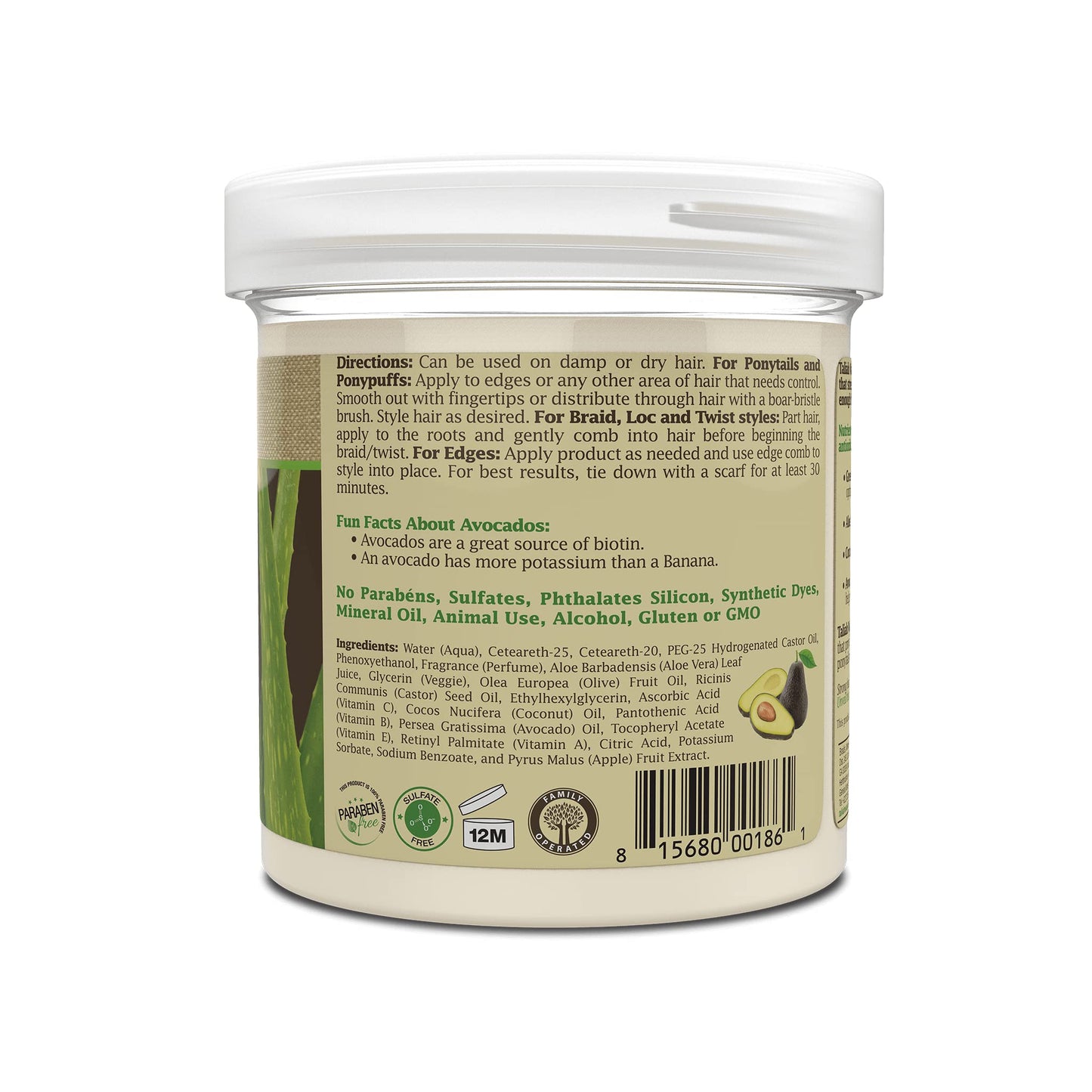 Taliah Waajid Green Apple & Aloe Nutrition Miracle Hold Gel 16oz (T028) Beauty & Personal Care Taliah Waajid black earth products