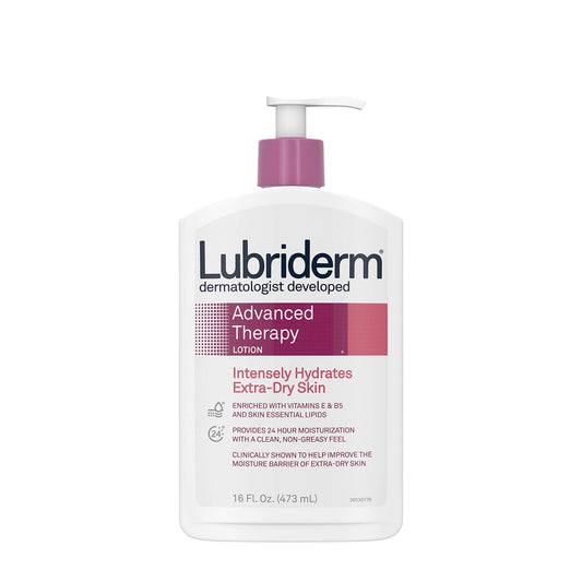 Lubriderm Advanced Therapy For Extra Dry Skin Moisturizing Lotion 16 oz (Pack of 12) Beauty & Personal Care Lubriderm