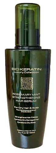 Bio Keratin Luxury Collection Rosemary Mint Strengthening Serum, 5.1 Fl Oz, 150 ml Beauty & Personal Care Biokeratin
