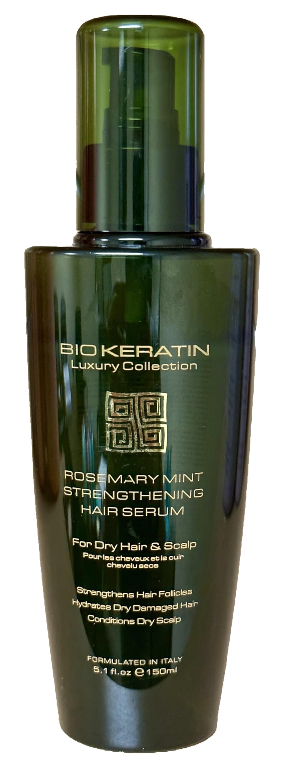 Bio Keratin Luxury Collection Rosemary Mint Strengthening Serum, 5.1 Fl Oz, 150 ml Beauty & Personal Care Biokeratin