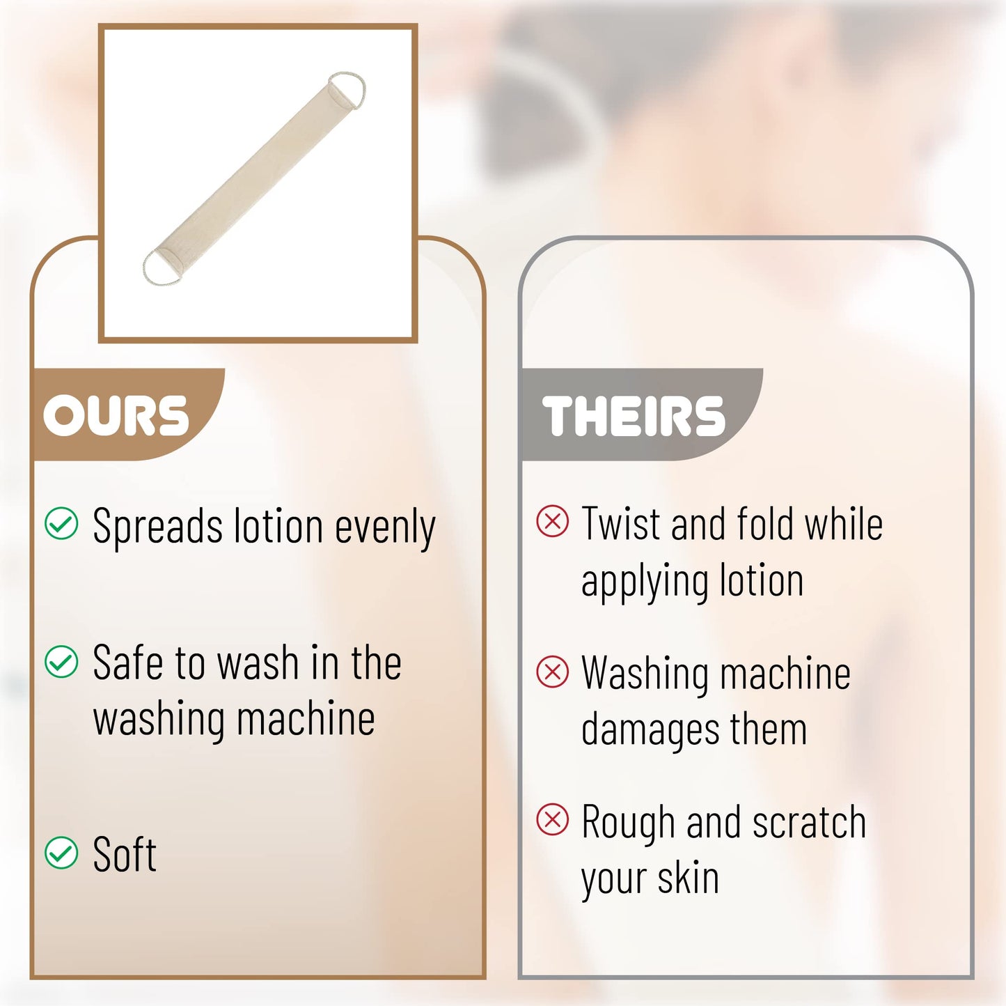 Slick- Lotion Applicator for Your Back - Easy Application of Lotions and Creams - Smooth and Even Application to Entire Back - Sunscreen Applicator Beauty & Personal Care Slick Solutions