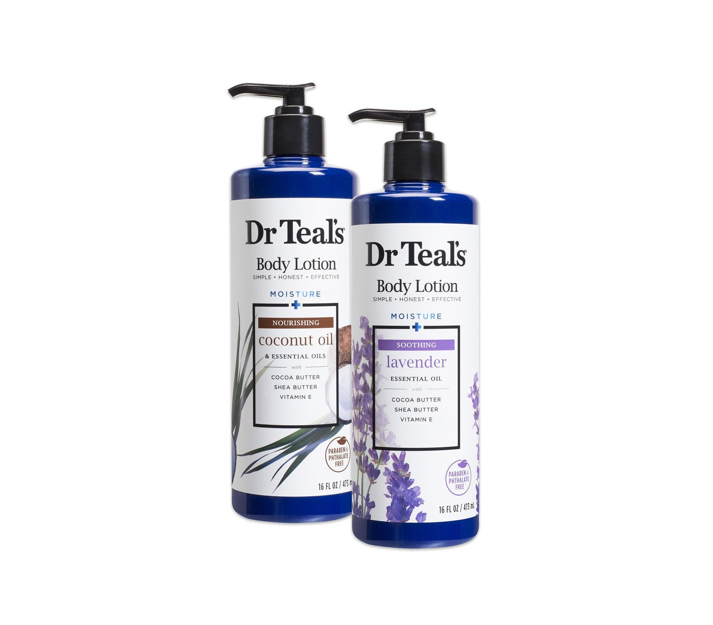 Dr Teal's Body Lotion - Coconut and Lavender, 2 Count - 32oz Total Beauty & Personal Care Dr Teal's