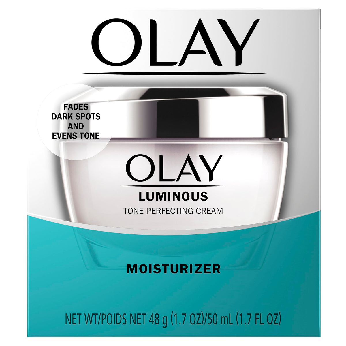Olay Dark Spot Corrector, Luminous Tone Perfecting Cream and Sun Spot Remover, Advanced Tone Perfecting Face Moisturizer, 48 g Beauty & Personal Care Olay