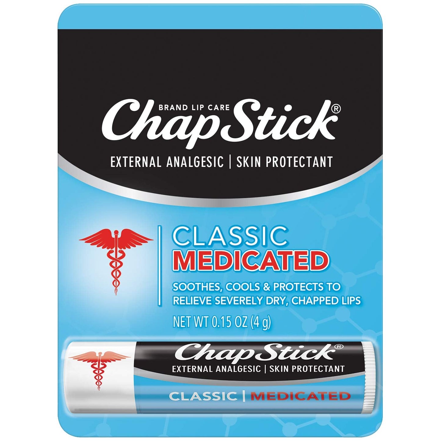 ChapStick Lip Balm Medicated 0.15 oz (Pack of 3) Beauty and Personal Care ChapStick