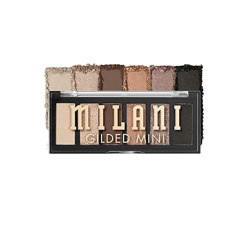Milani Gilded Mini Eyeshadow Palette with 6 Matte & Shimmer Hues - Call Me Old-Fashioned Beauty & Personal Care Milani