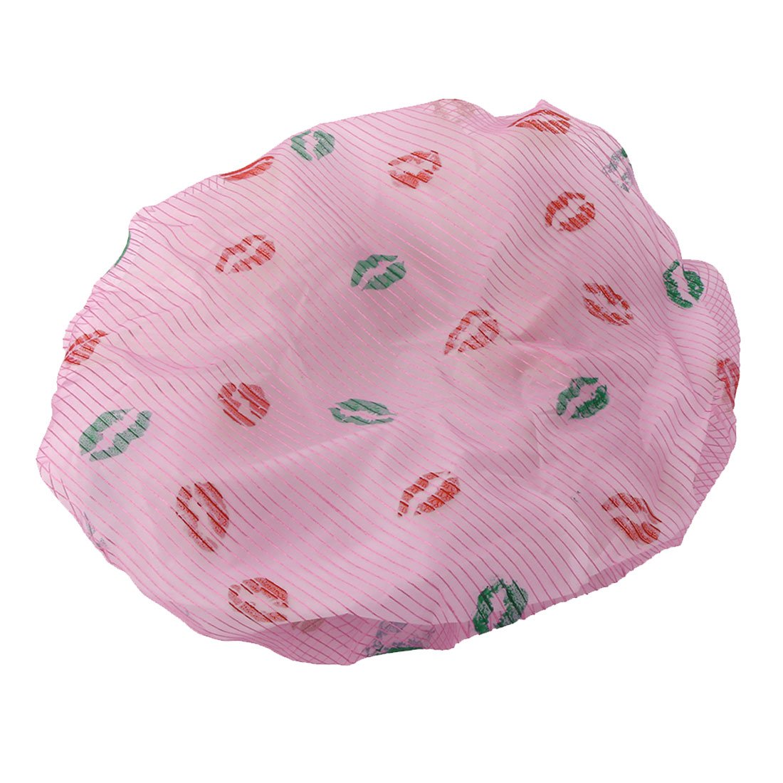 Ruilogod Organza Lip Pattern Household Hair Protector Water Resistant Spa Bath Shower Cap (id: c7d fc2 eff 7bf c02 Beauty and Personal Care Ruilogod