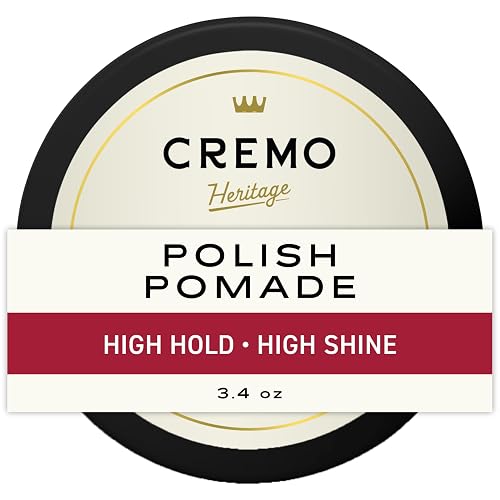 Cremo Hair Styling Shine Pomade for Men - Premium Barber Grade Shine Pomade for Hair Styling, 3.4 Oz Beauty & Personal Care Cremo