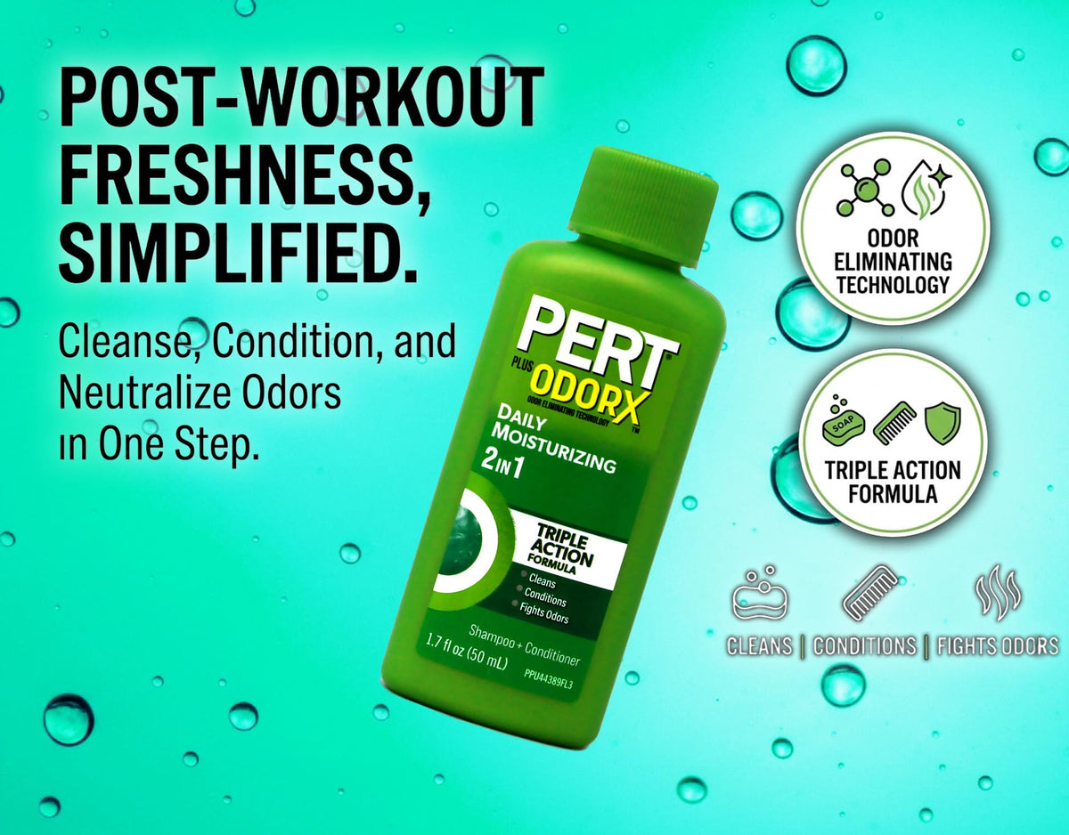 Pert Plus 2-in-1 Shampoo & Conditioner, Classic Clean 1.70 oz (Pack of 6)