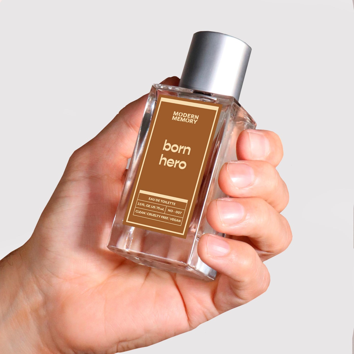 Modern Memory Born Hero Eau de Toilette for Men, 2.5 fl oz - Notes of Bergamot, Black Pepper & Cedarwood Beauty & Personal Care Modern Memory