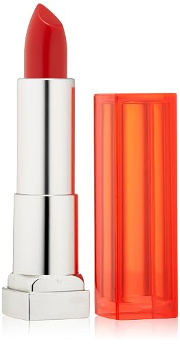 Maybelline New York Color Sensational Vivids Lipcolor, Neon Red, 0.15 Ounce, 1 Count Beauty & Personal Care MAYBELLINE