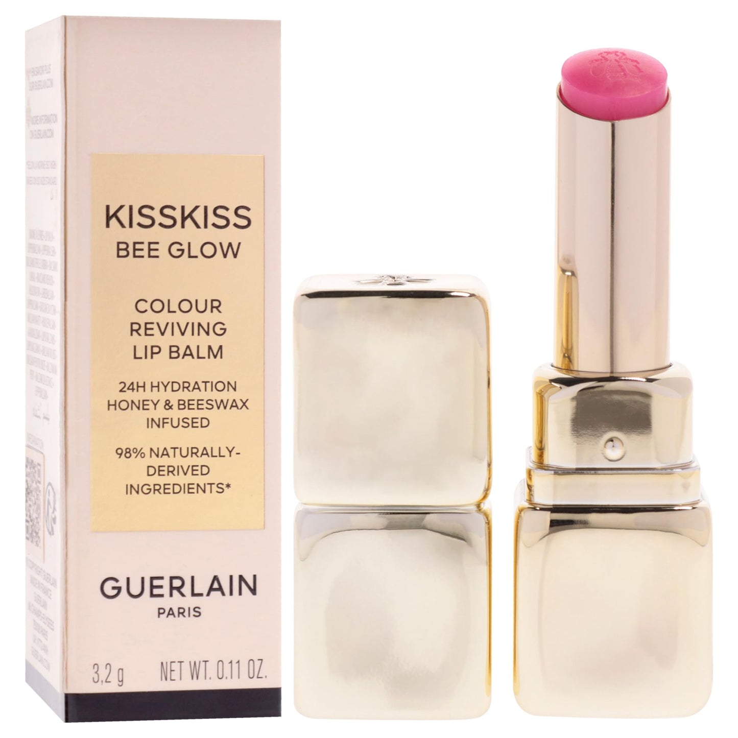 Kiss Kiss Bee Glow Lip Blam - 458 Rose Glow by Guerlain for Women - 0.11 oz Lip Blam Beauty and Personal Care Guerlain