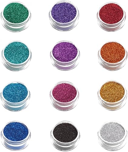 12 Pack of Glimmer Body Art Shimmer Body Glitters Beauty & Personal Care Glimmer Body Art
