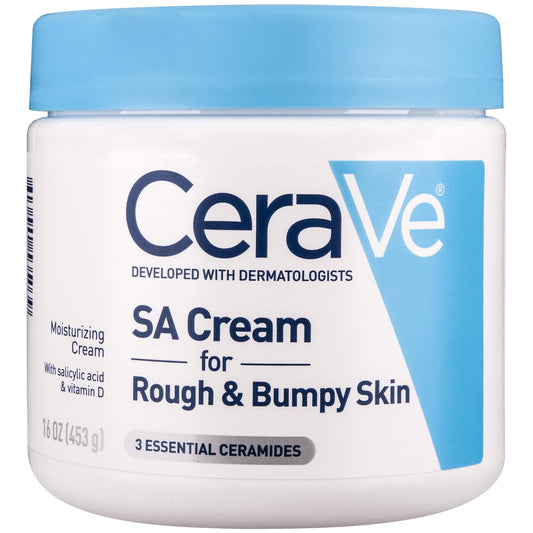 CeraVe Moisturizing Cream with Salicylic Acid, Exfoliating Body Cream with Lactic & Hyaluronic Acid, Niacinamide, and Ceramides, Fragrance Free Beauty and Personal Care CeraVe Default Title