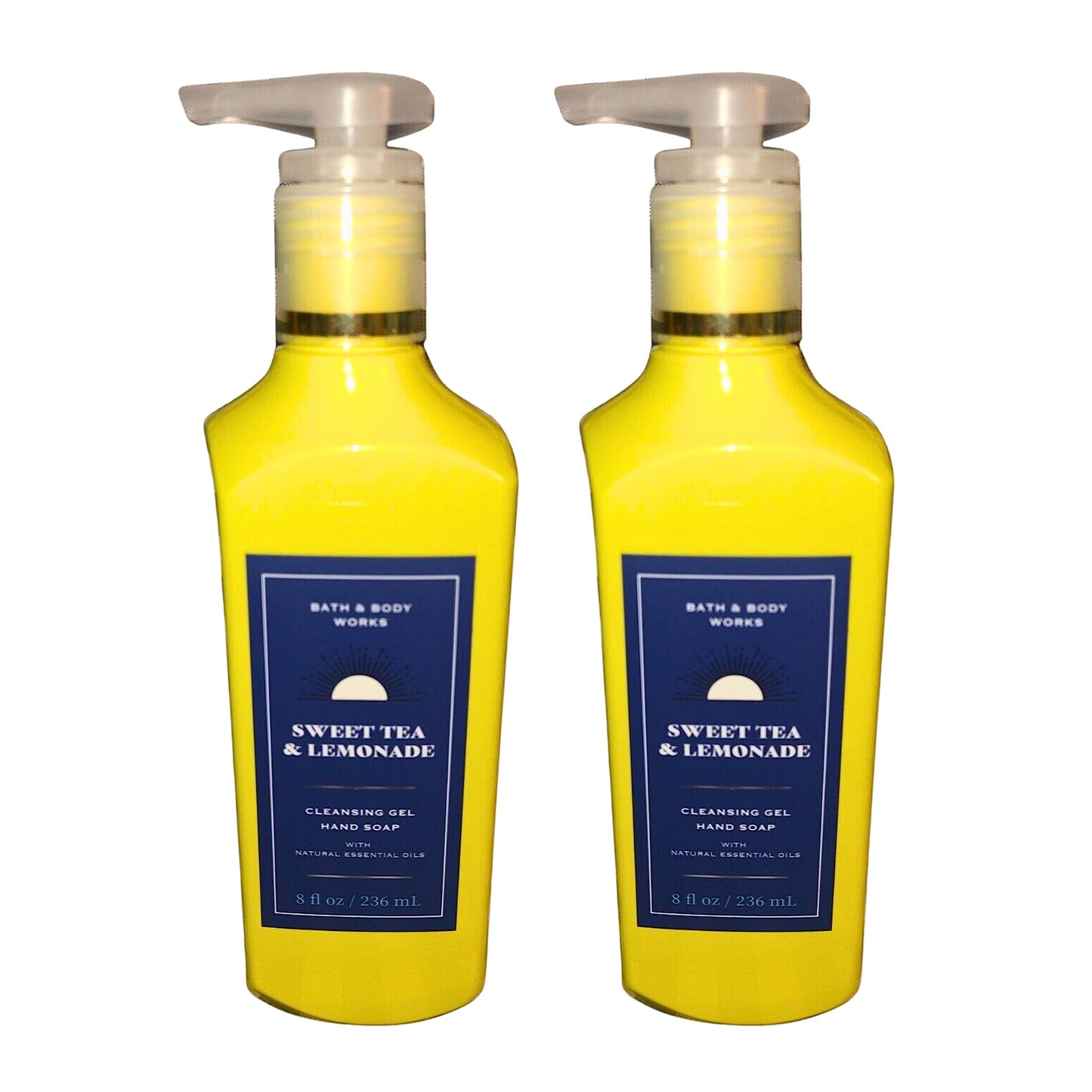 Bath & Body Works Gel Hand Soap 2-Pack 8oz/236mL Each (Sweet Tea and Lemonade) Beauty & Personal Care Bath & Body Works