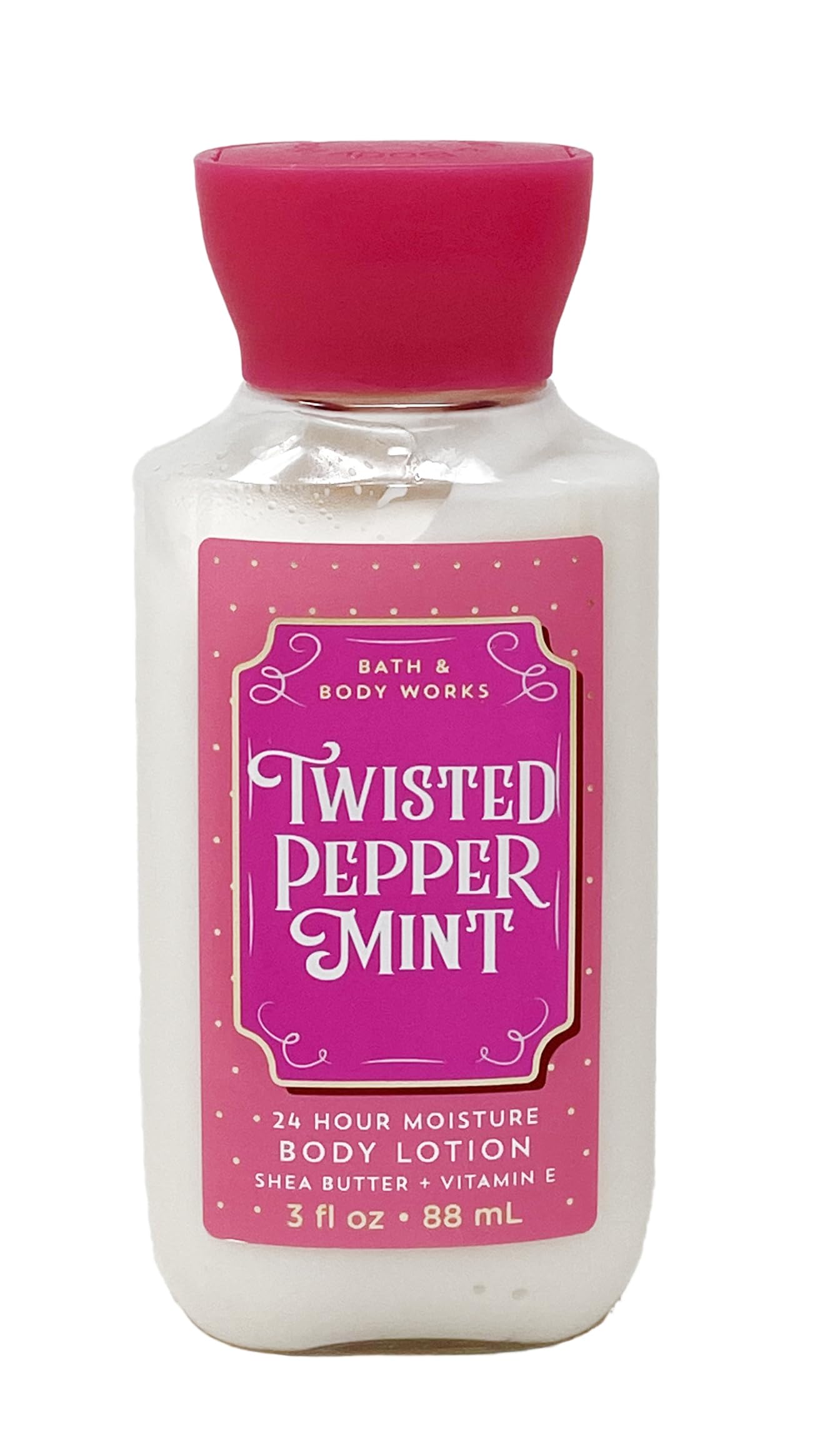 Bath & Body Works Twisted Peppermint- 3pc Travel Size- Fragrance Mist, Body Lotion and Shower Gel With a Himalayan Salts Springs Sample Soap. Beauty and Personal Care Bath & Body Works