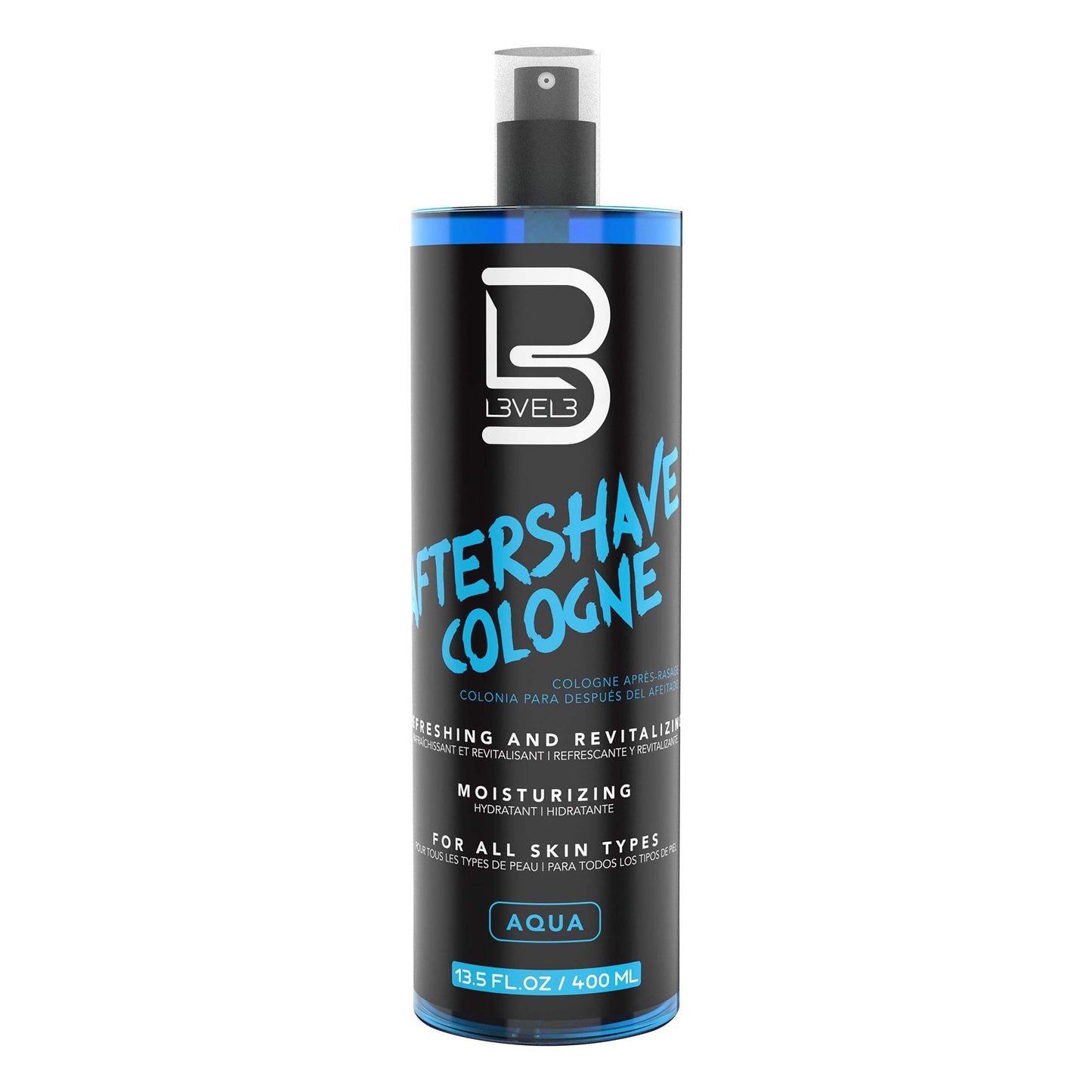 L3 Level 3 After Shave Spray Cologne - Softens Skin - Refreshes and Relieves Face and Skin - Moisturizing Formula Level Three After Shaving 13.5 floz Beauty and Personal Care L3
