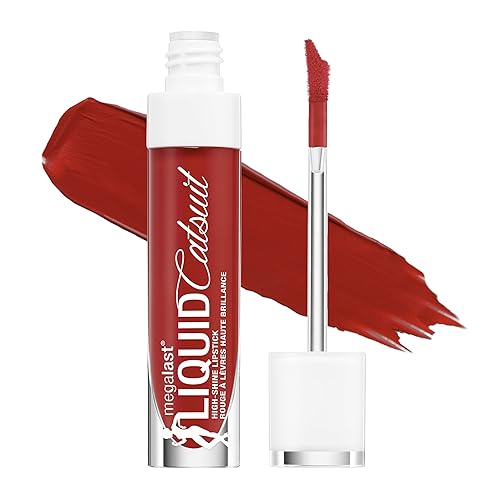 wet n wild Mega Last Catsuit High-Shine Liquid Lipstick Red Bad Girl's Club Beauty & Personal Care wet n wild