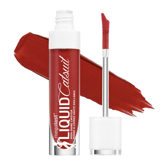 wet n wild Mega Last Catsuit High-Shine Liquid Lipstick Red Bad Girl's Club Beauty & Personal Care wet n wild