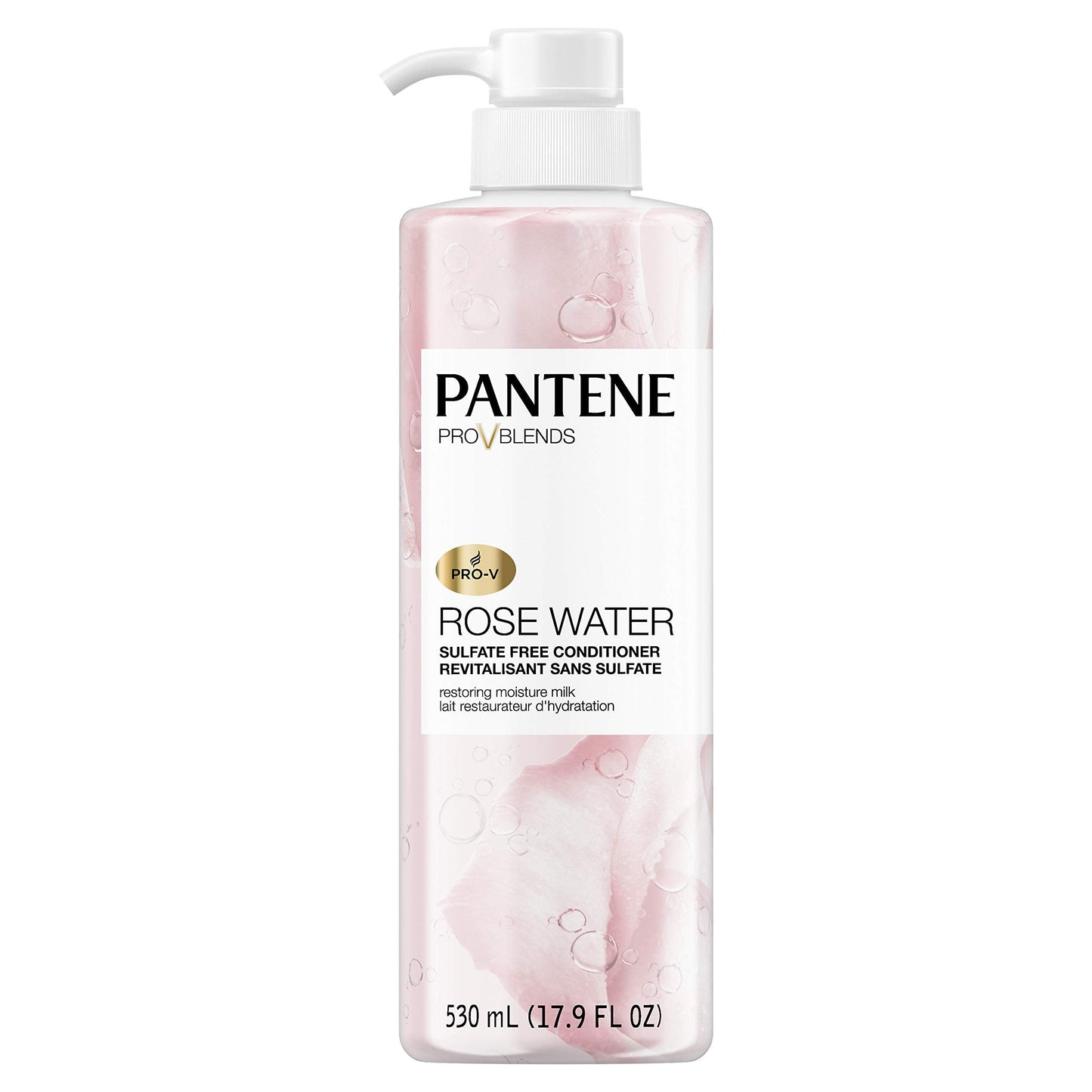 Pantene Sulfate Free Conditioner, Paraben and Dye Free, Pro-V Blends Soothing Rose Water, 17.9 fl oz Beauty & Personal Care Pantene