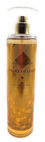 Bath & Body Works Gingham Heart of Gold Fine Fragrance Mist 8 Fluid Ounce Beauty & Personal Care Bath & Body Works