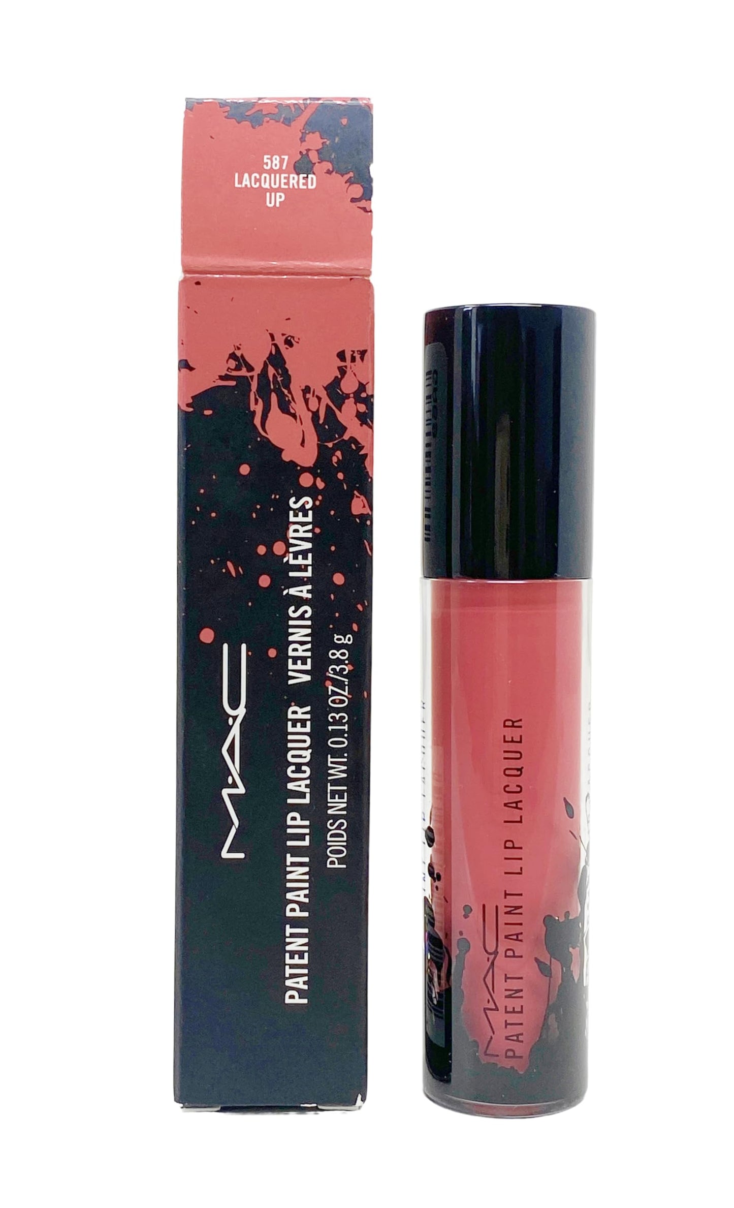 MAC Patent Paint Lip Lacquer - 587 Lacquered Up (deep rosy muave) .13 Oz / 3.8 g Beauty & Personal Care MAC