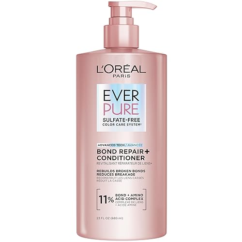 L'Oreal Paris Sulfate Free Bond Repair+ Conditioner, Hair Conditioner with Bond + Amino Acid Complex, Strengthens and Repairs Damaged or Color Treated Beauty & Personal Care L'Oreal Paris