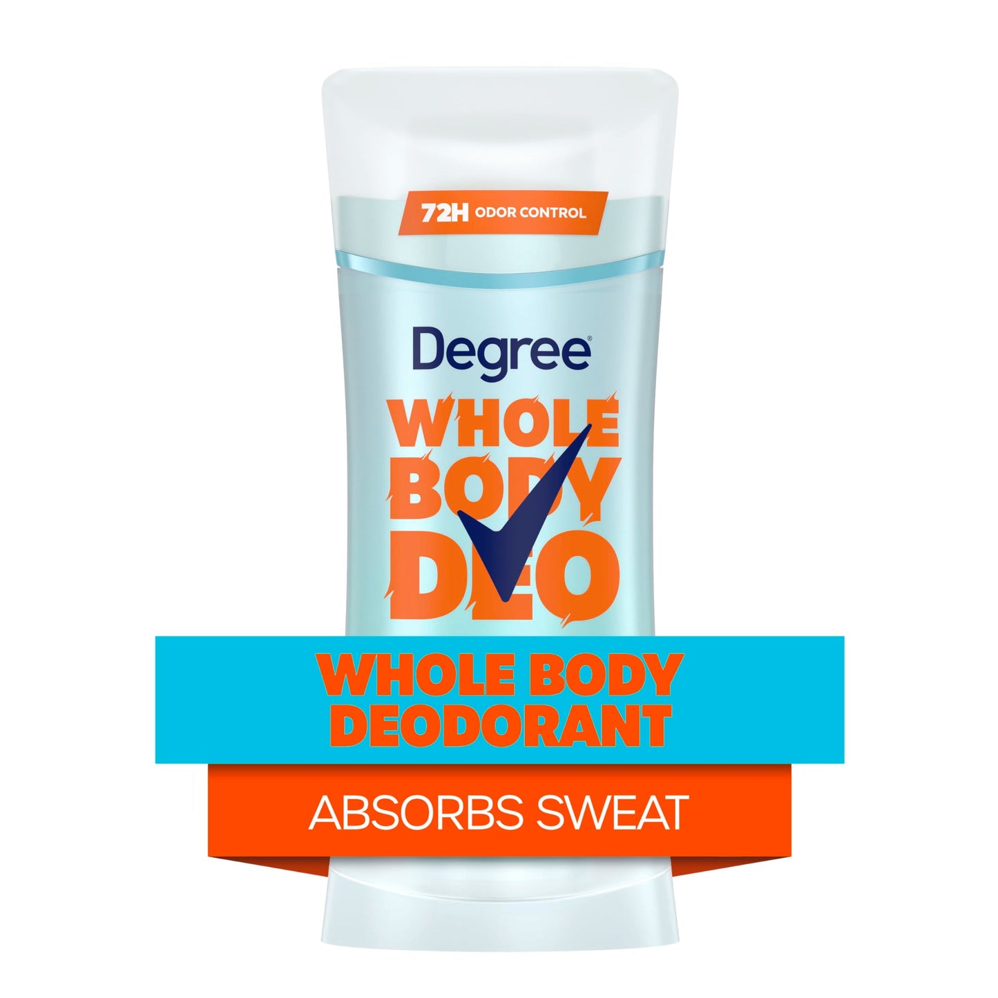 Degree Women Whole Body Deodorant Stick, Fresh Citrus Scent, Glides on Clear + Absorbs Sweat, Aluminum Free 72H Odor Protection 2.6 oz Beauty and Personal Care Degree