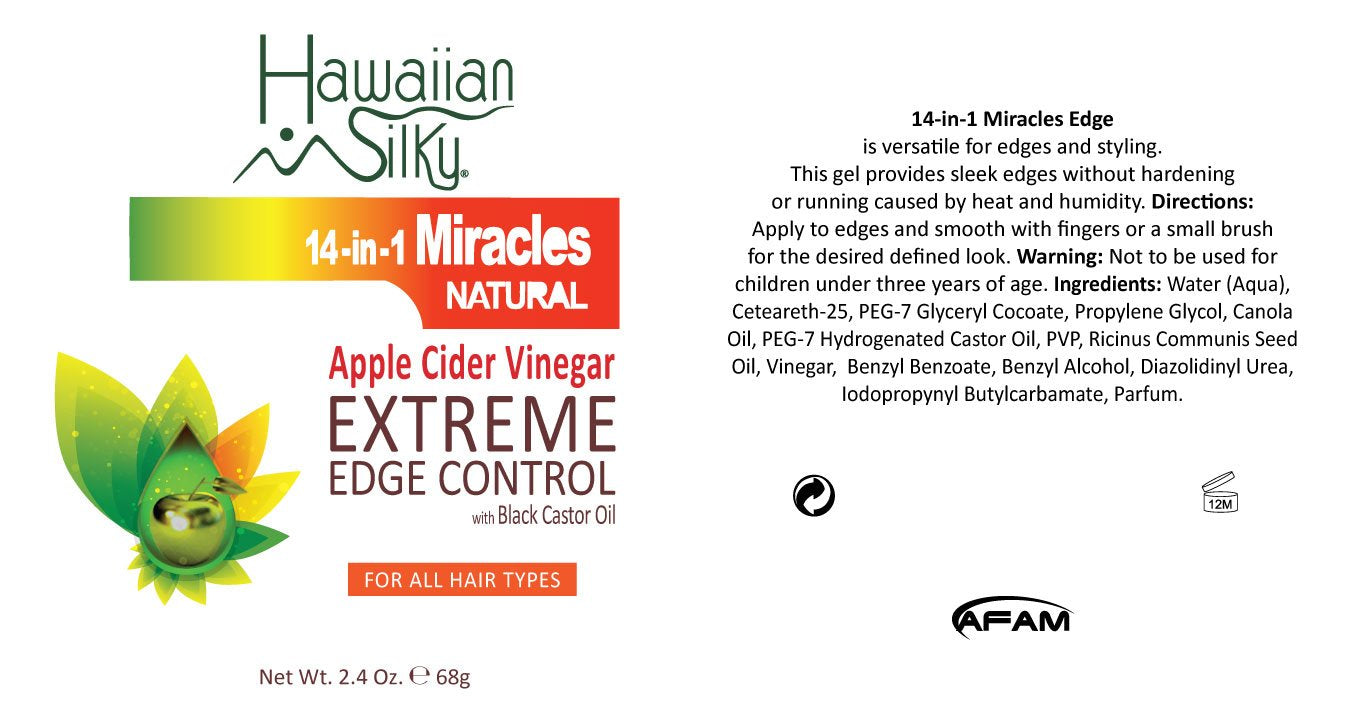 Hawaiian Silky Hawaiian silky 14-in-1 miracles extreme edge control 2.4 ounce, White, 2.4 Ounce Beauty & Personal Care Hawaiian Silky