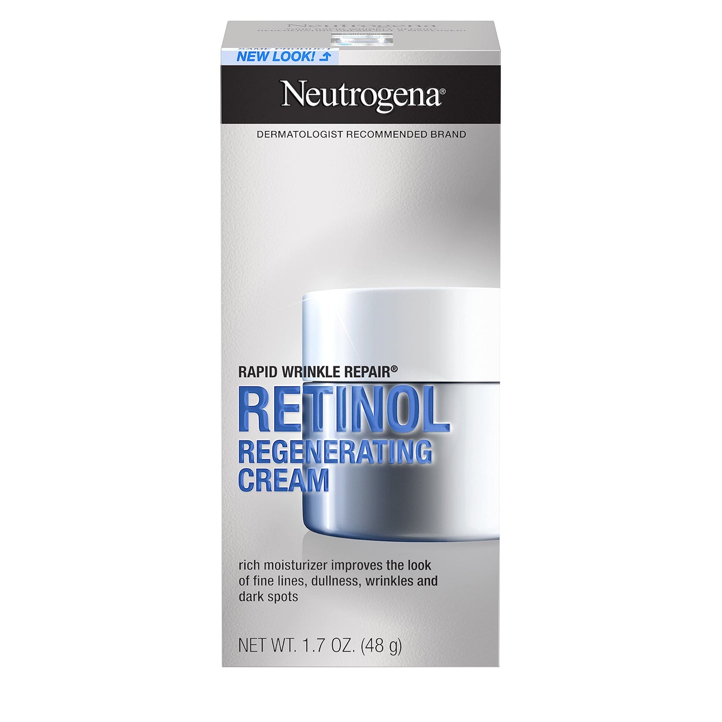 Neutrogena Rapid Wrinkle Repair Retinol Regenerating Anti-Aging Face Cream & Hyaluronic Acid; Anti-Wrinkle Retinol Moisturizer & Neck Cream Beauty & Personal Care Neutrogena