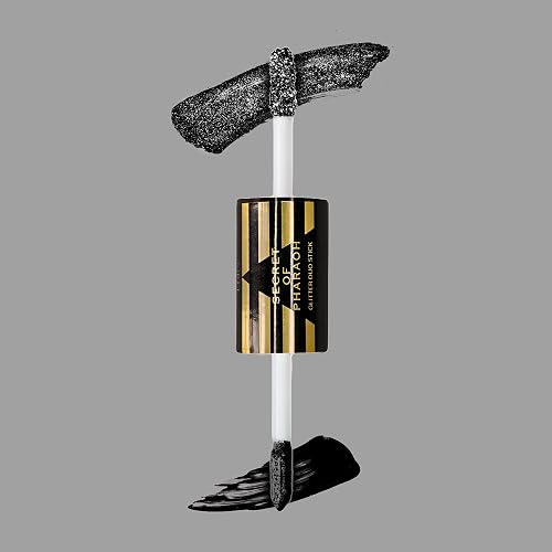 EBIN NEW YORK Secret of Pharaoh Glitter Duo Stick Black Goddess | Dual-Ended Primer & Glitter Face Makeup Stick | Creamy Long-Lasting Shimmer Finish | Beauty & Personal Care EBIN NEW YORK