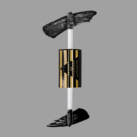 EBIN NEW YORK Secret of Pharaoh Glitter Duo Stick Black Goddess | Dual-Ended Primer & Glitter Face Makeup Stick | Creamy Long-Lasting Shimmer Finish | Beauty & Personal Care EBIN NEW YORK