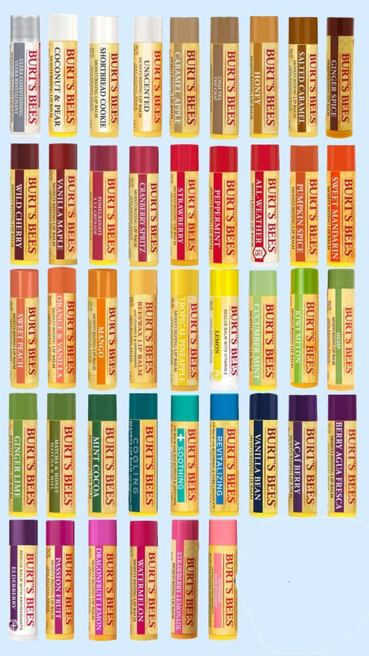Burt's Bees 10 Count Lip Balm Variety Gift Pack -Stocking Stuffer - 10 Assorted Flavors - No Duplicates - Choosen at Random Beauty and Personal Care Burt's Bees