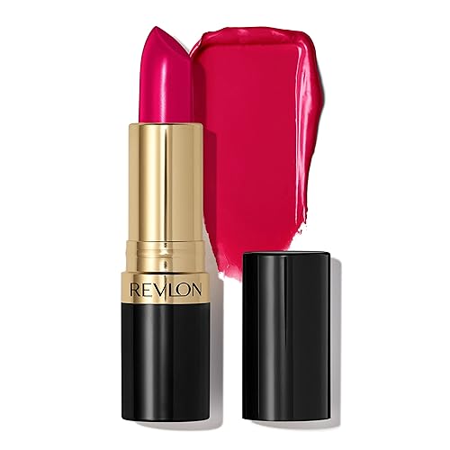 Revlon Super Lustrous Lipstick, Creamy Formula For Soft, Fuller-Looking Lips, Moisturized Feel, 440 Cherries in the Snow, 0.15 oz Beauty & Personal Care REVLON