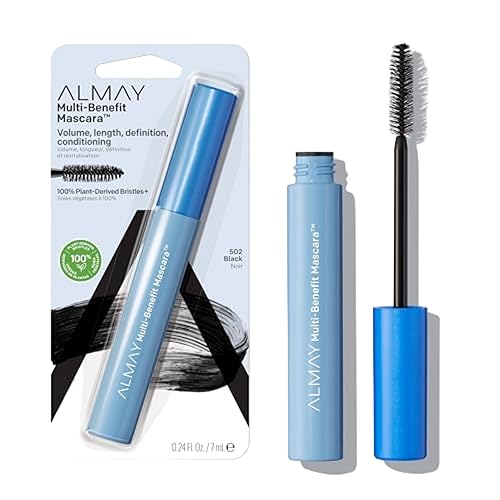 Almay Mascara, Volume, Length, Definition & Conditioning, Multi-Benefit Eye Makeup, Hypoallergenic and Fragrance-Free, 502 Black Beauty & Personal Care Almay
