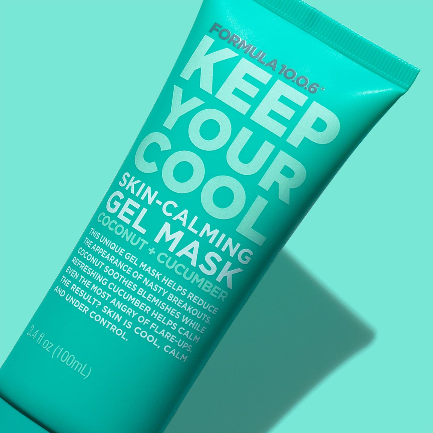 FORMULA 10.0.6 - Keep Your Cool Skin-Calming Gel Mask that Soothes Blemishes and Calms the Skin 3.4 fl oz (100ml) Beauty & Personal Care FORMULA 10.0.6