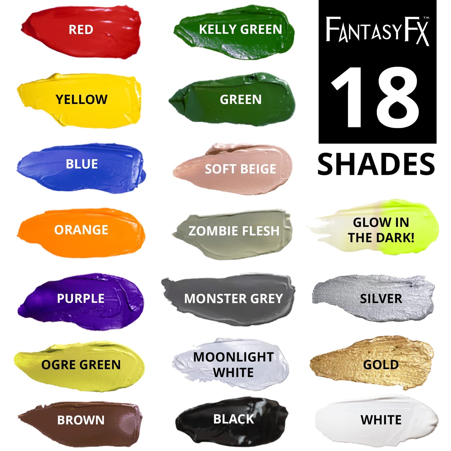 Mehron Makeup Fantasy FX Cream Makeup | Water Based | Halloween | Orange Face & Body Paint For Adults 1 fl oz (30ml) (ORANGE) Beauty & Personal Care Mehron