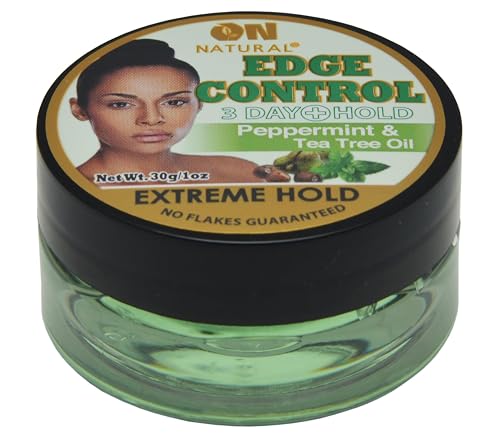 On Natural Edge Control Extreme Hold-Peppermint and Tea Tree Oil (1oz) Beauty & Personal Care On Natural