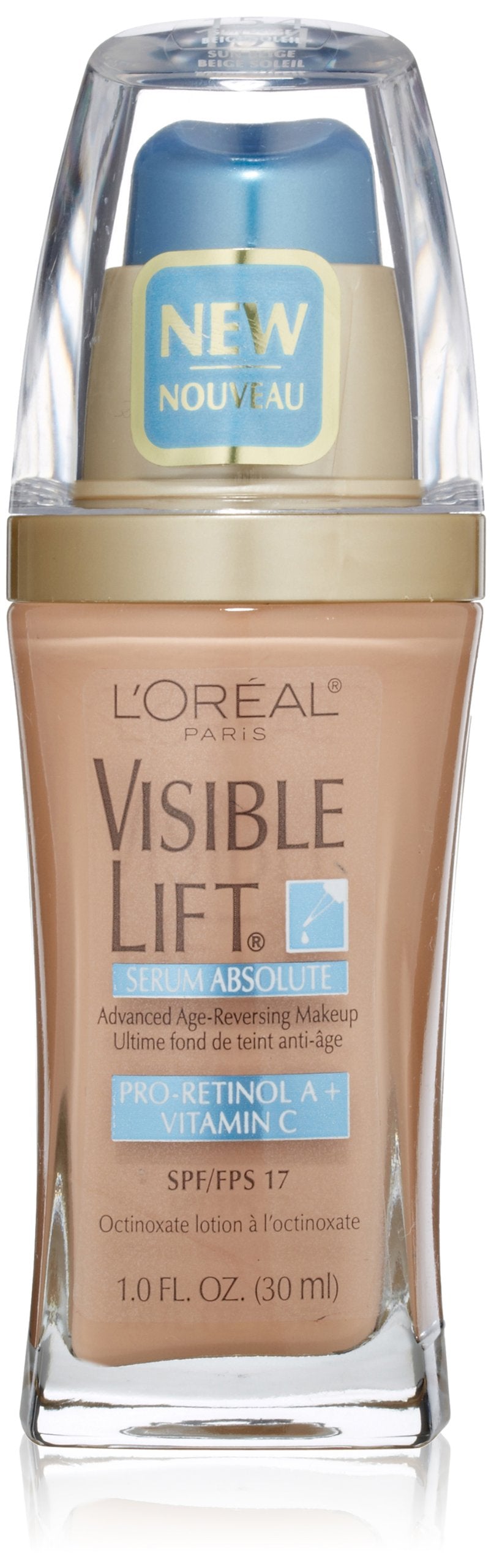 L'Oréal Paris Visible Lift Serum Absolute Foundation, Honey Beige, 1 fl. oz. Beauty and Personal Care L'Oreal Paris Default Title