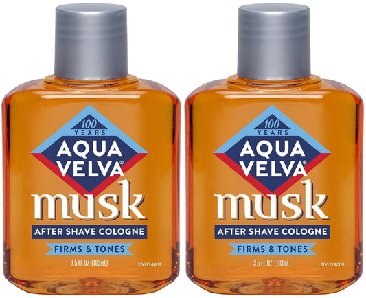 Aqua Velva After Shave, Musk, 3.5 Ounce- Pack of 2 Beauty and Personal Care Aqua Velva