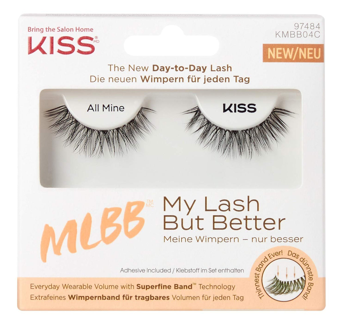 Kiss My Lash But Better All Mine (Pack of 2) Beauty & Personal Care KISS