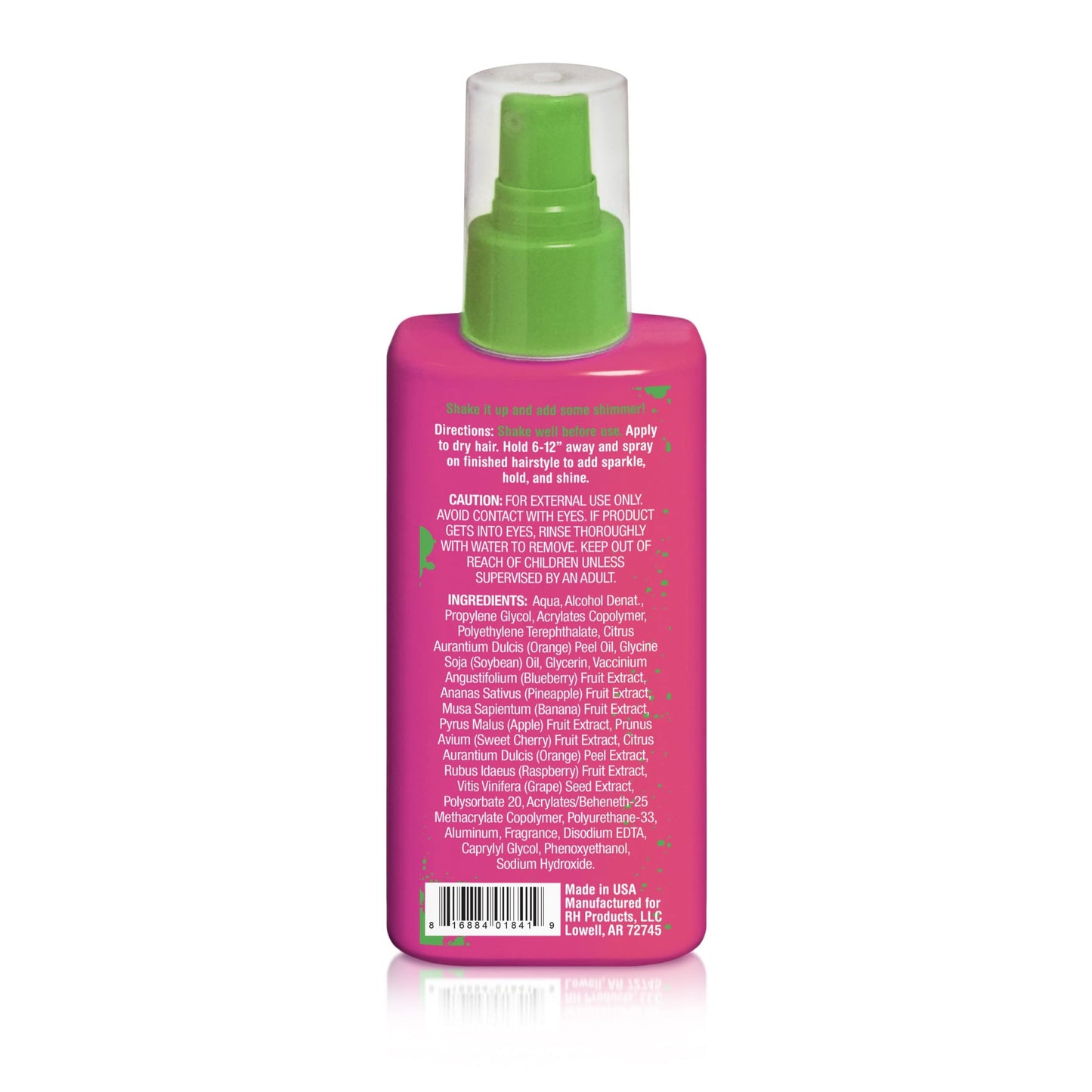 Rock The Locks Shake & Shimmer Glitter Spray, Pink, 5 Fl Oz Beauty & Personal Care Piggy Paint