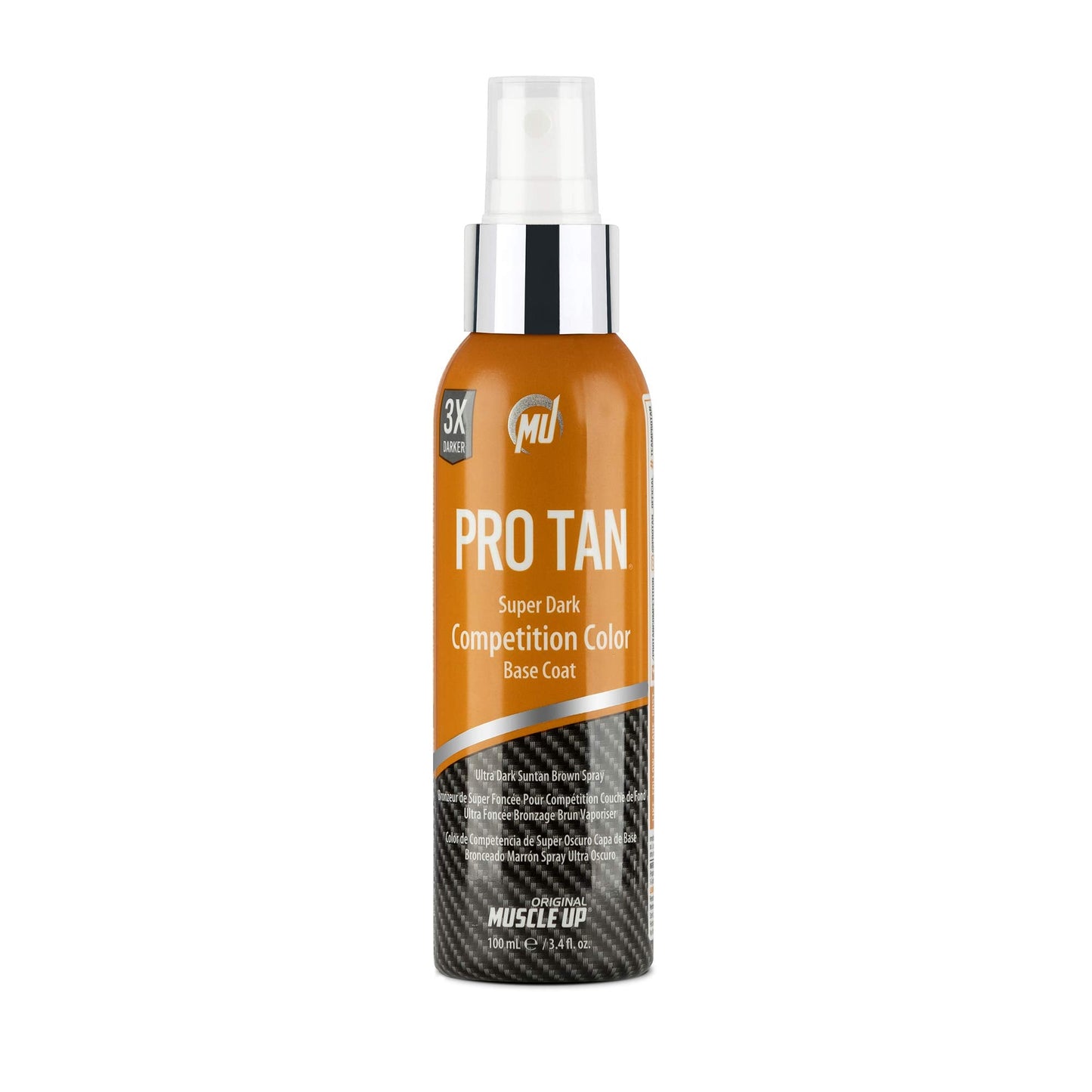 Pro Tan, Super Dark Competition Color, Base Coat, Ultra Dark Suntan Brown, Streak Free, Applies Evenly, Dries Quickly, 3.4 oz. Beauty & Personal Care Pro Tan