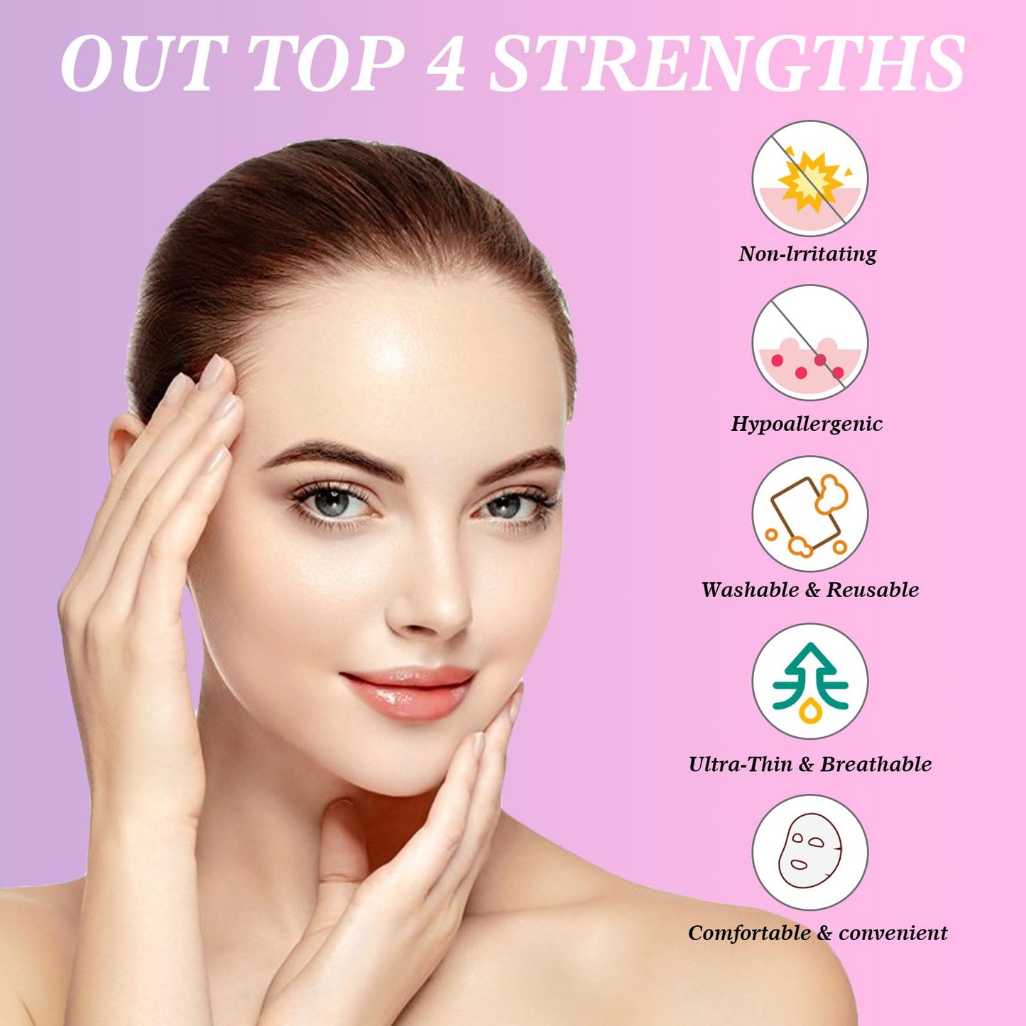 WENLIHAOBO Wrinkle Patches 208 Count,Face Patches for Forehead, Frown Lines, Smile Lines & Around Mouth, Overnight Pads for Fine Lines, Anti Wrinkle Beauty & Personal Care WENLIHAOBO