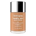Neutrogena Healthy Skin Liquid Foundation Makeup Broad Spectrum SPF 20 Sunscreen, Medium Coverage, Vit B5, Antioxidants, All Day Wear, Golden Tan Beauty & Personal Care Neutrogena
